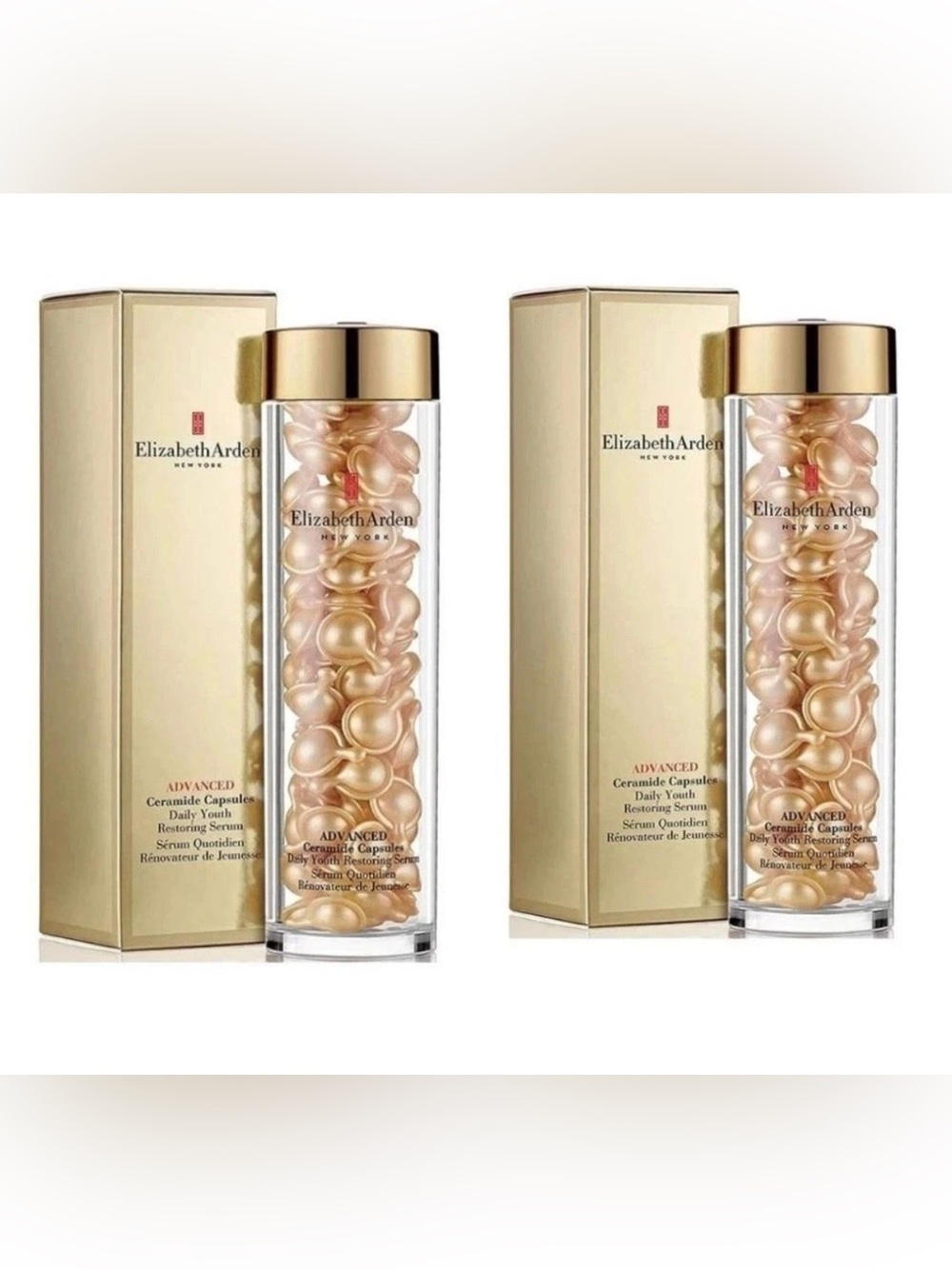 ELIZABETH ARDEN Advanced Ceramide Capsules Daily Youth Restoring Serum pack of 2